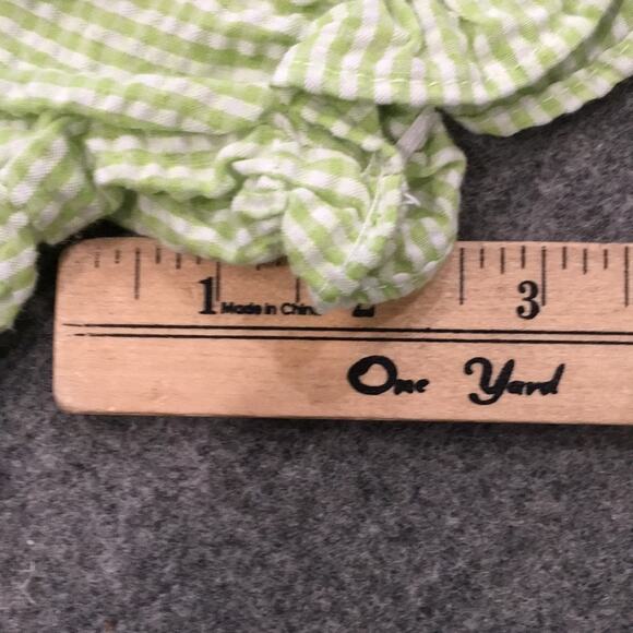 Samara Brothers Girl Sz 5 Checkered Seersucker Pull‎ On Ruffle Shorts - Picture 5 of 5